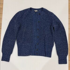 GAP women’s Textured Blue Cardigan
